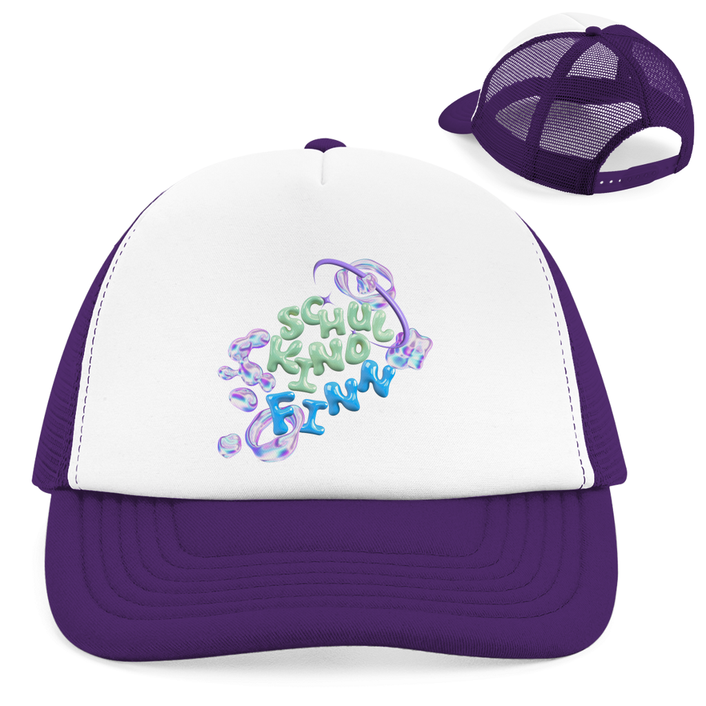 Retro Trucker Cap Liquid Design Drops