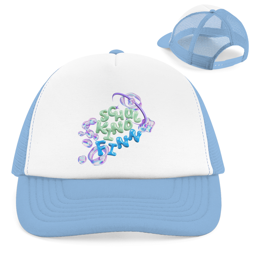 Retro Trucker Cap Liquid Design Drops