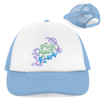 Retro Trucker Cap Liquid Design Drops