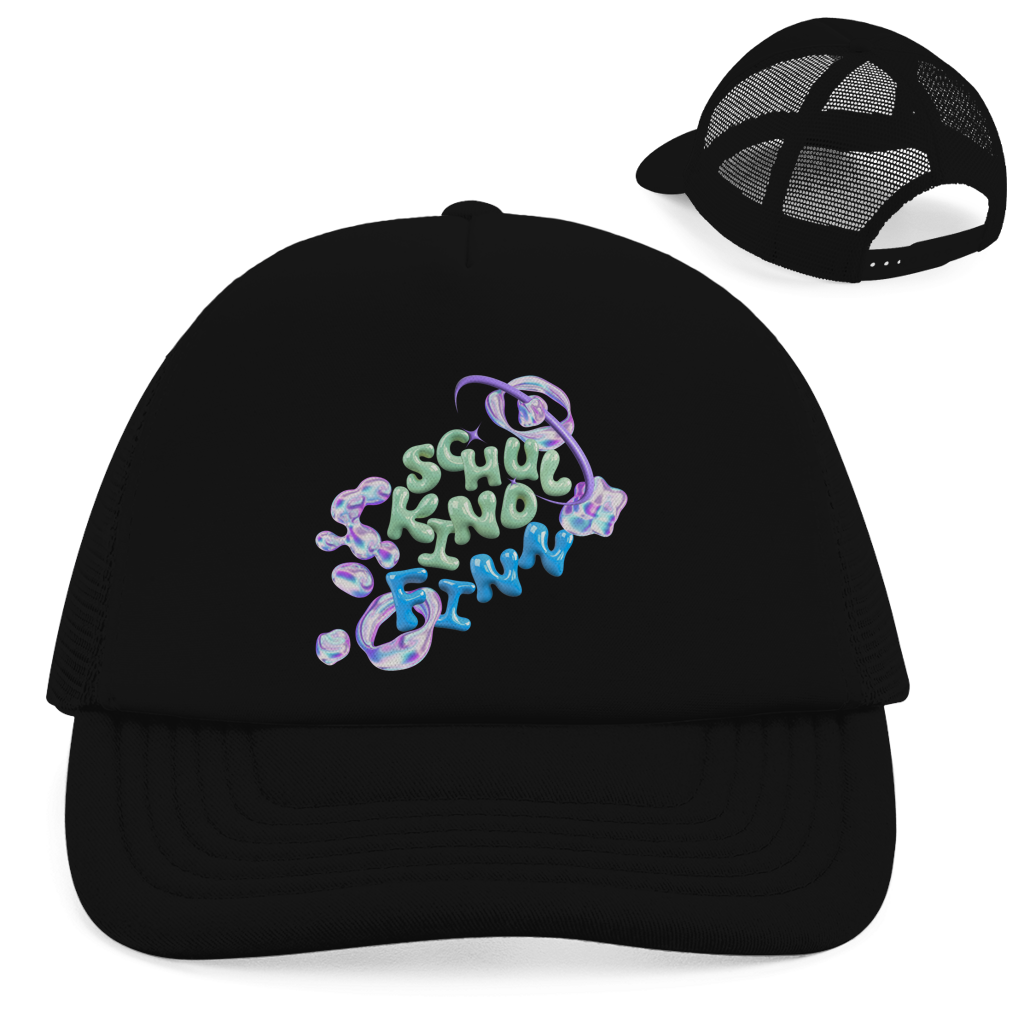 Retro Trucker Cap Liquid Design Drops