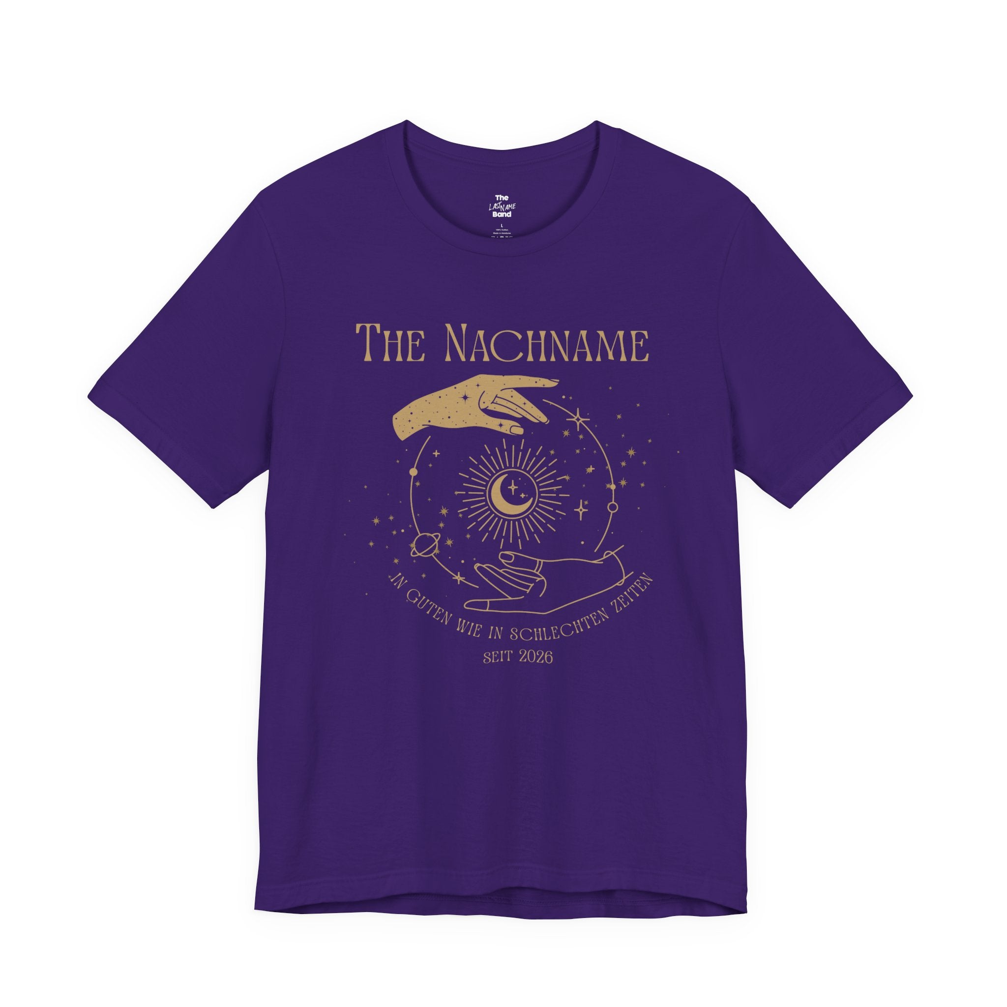 In guten wie in schlechten Zeiten - Hochzeits-Shirt - Personalisiert mit Wunschnamen