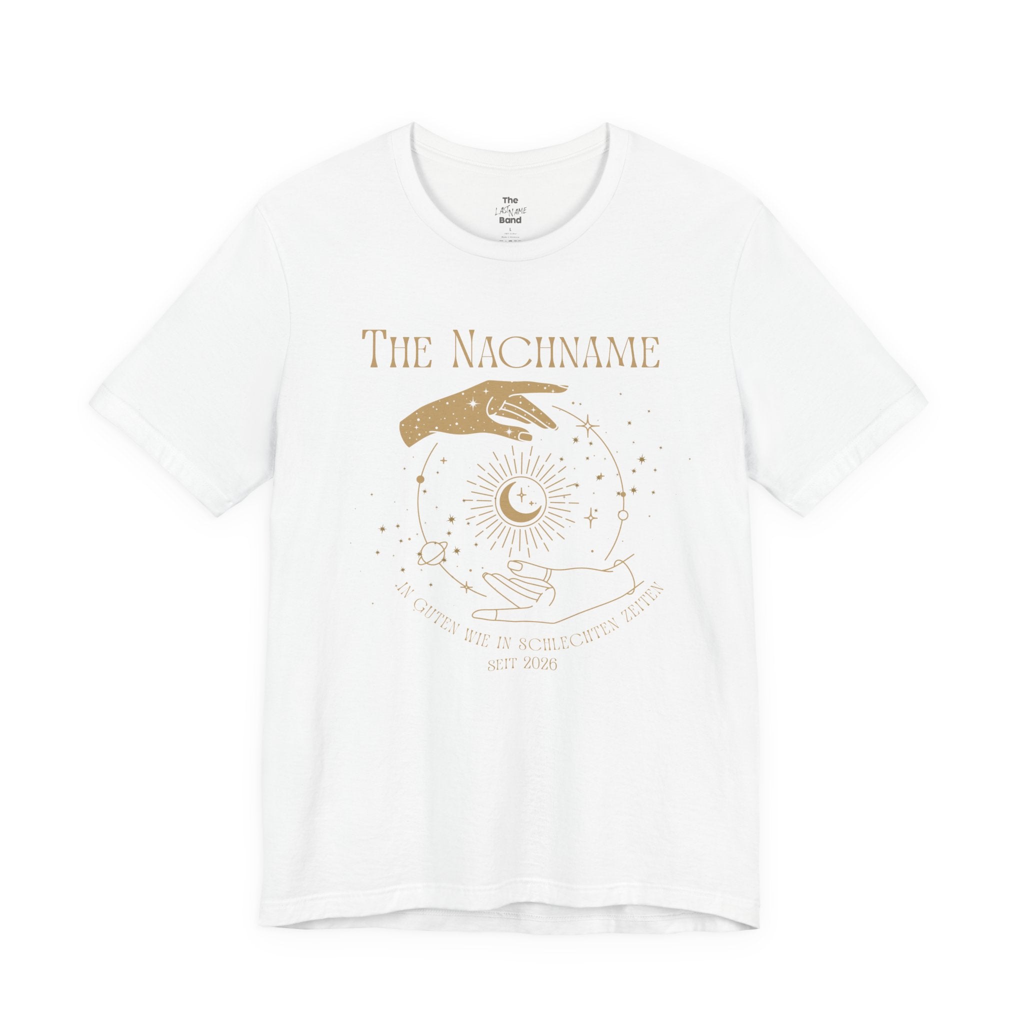 In guten wie in schlechten Zeiten - Hochzeits-Shirt - Personalisiert mit Wunschnamen