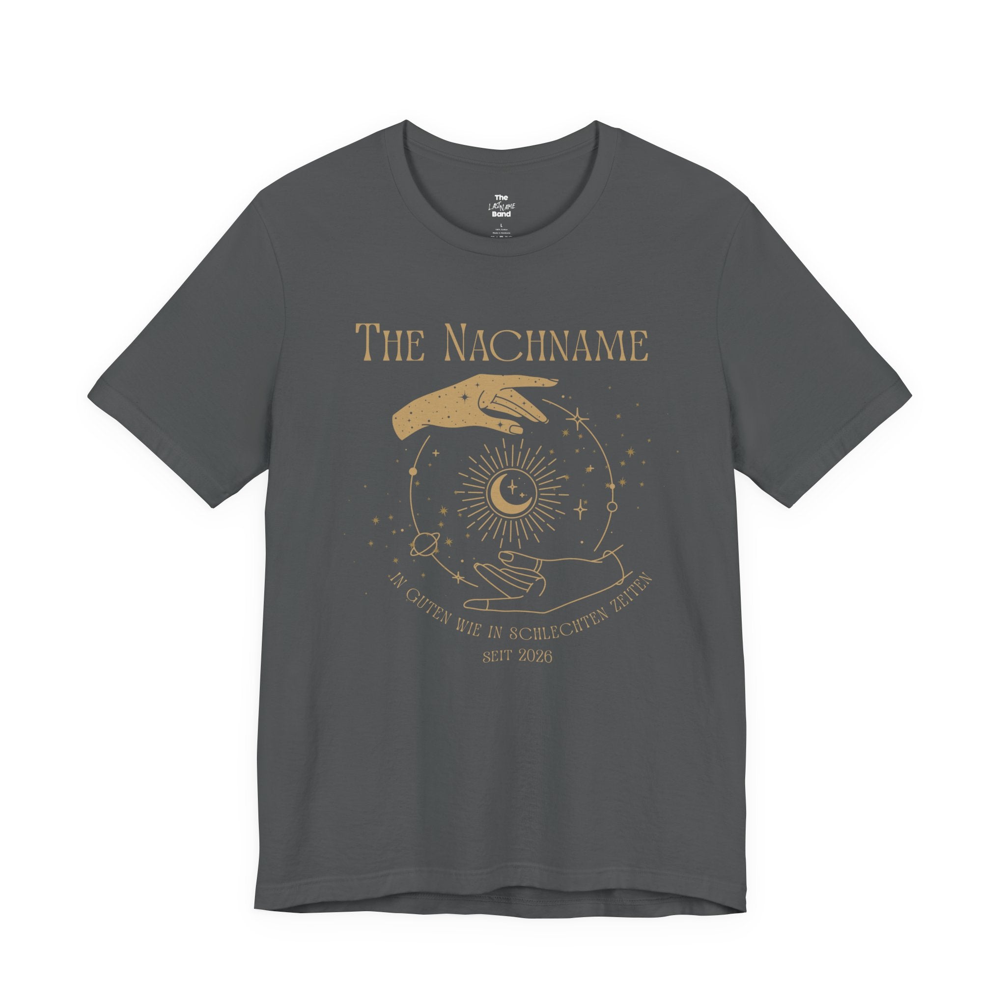 In guten wie in schlechten Zeiten - Hochzeits-Shirt - Personalisiert mit Wunschnamen