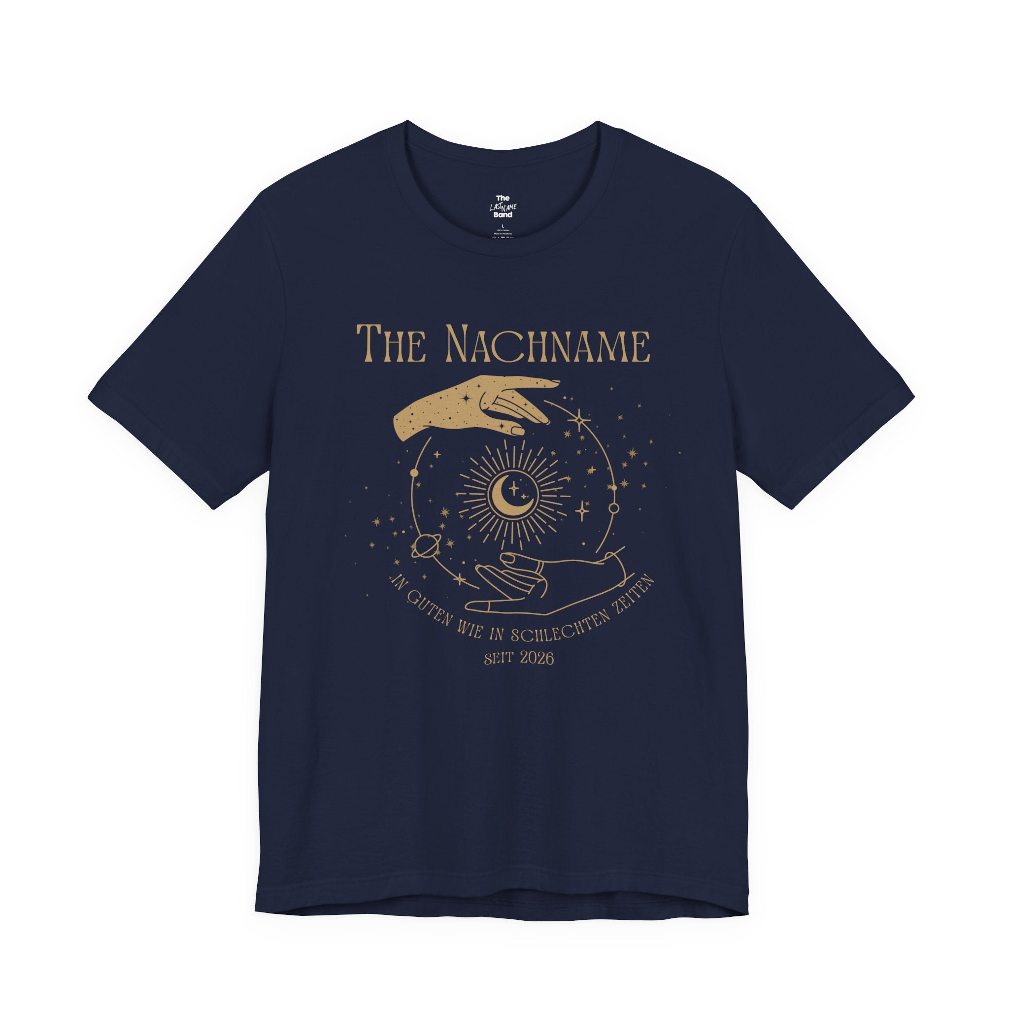 In guten wie in schlechten Zeiten - Hochzeits-Shirt - Personalisiert mit Wunschnamen