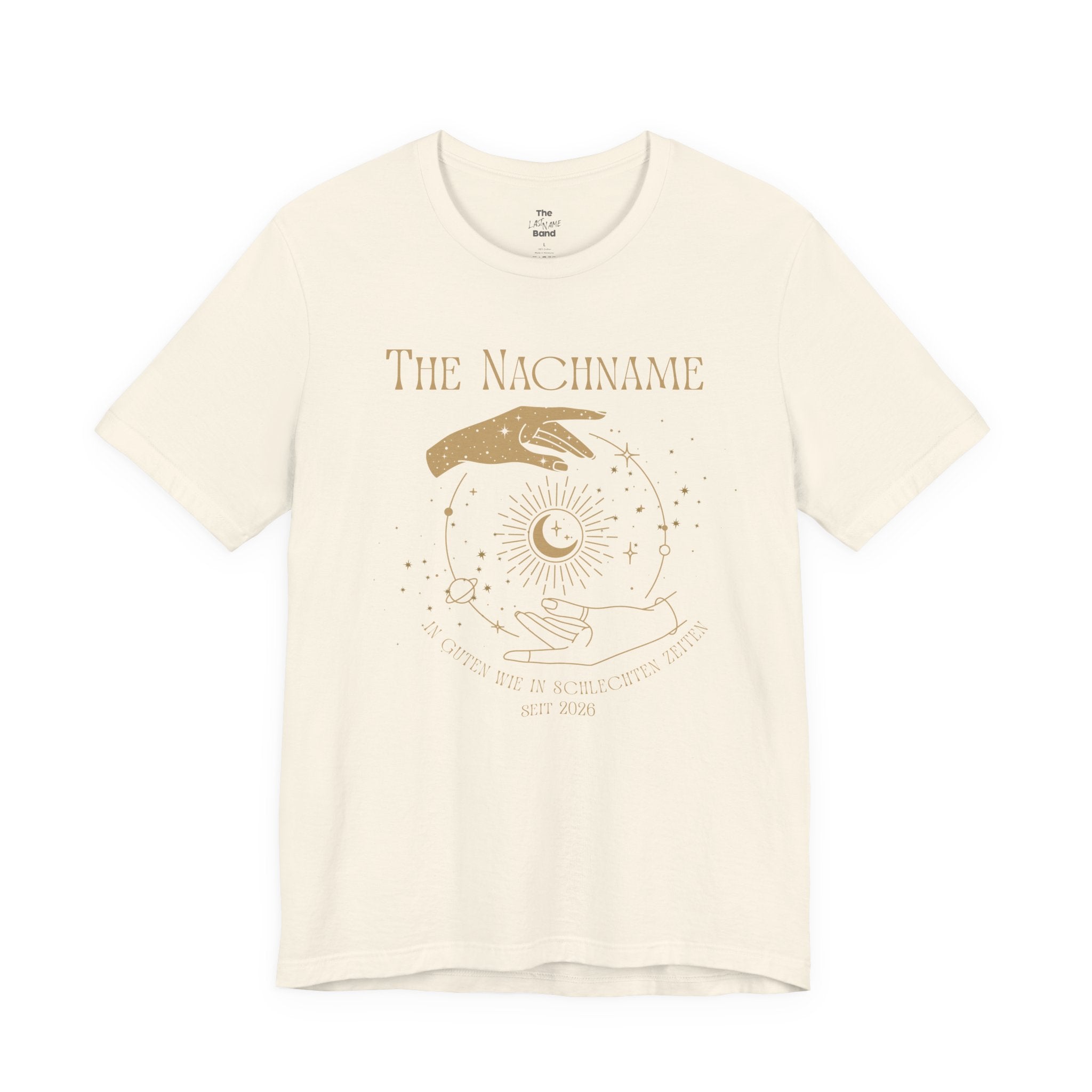 In guten wie in schlechten Zeiten - Hochzeits-Shirt - Personalisiert mit Wunschnamen