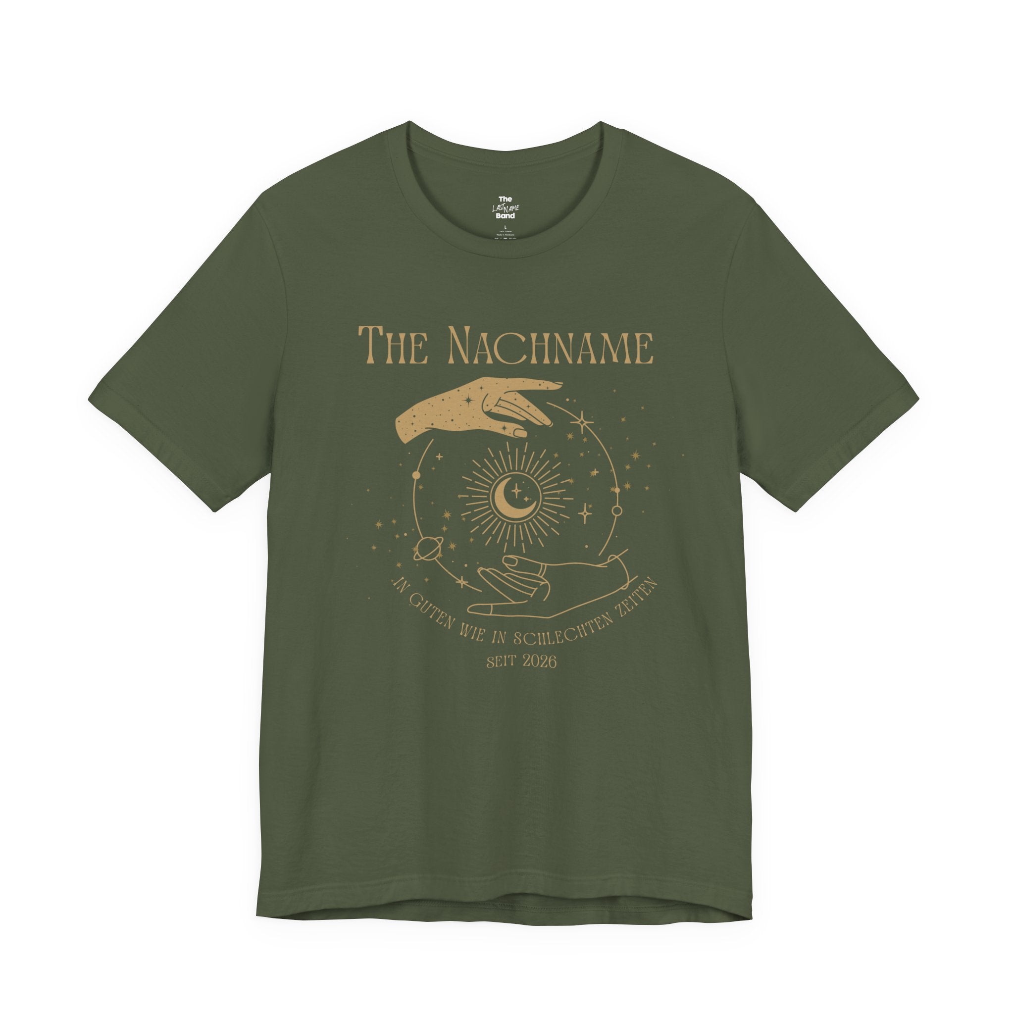 In guten wie in schlechten Zeiten - Hochzeits-Shirt - Personalisiert mit Wunschnamen