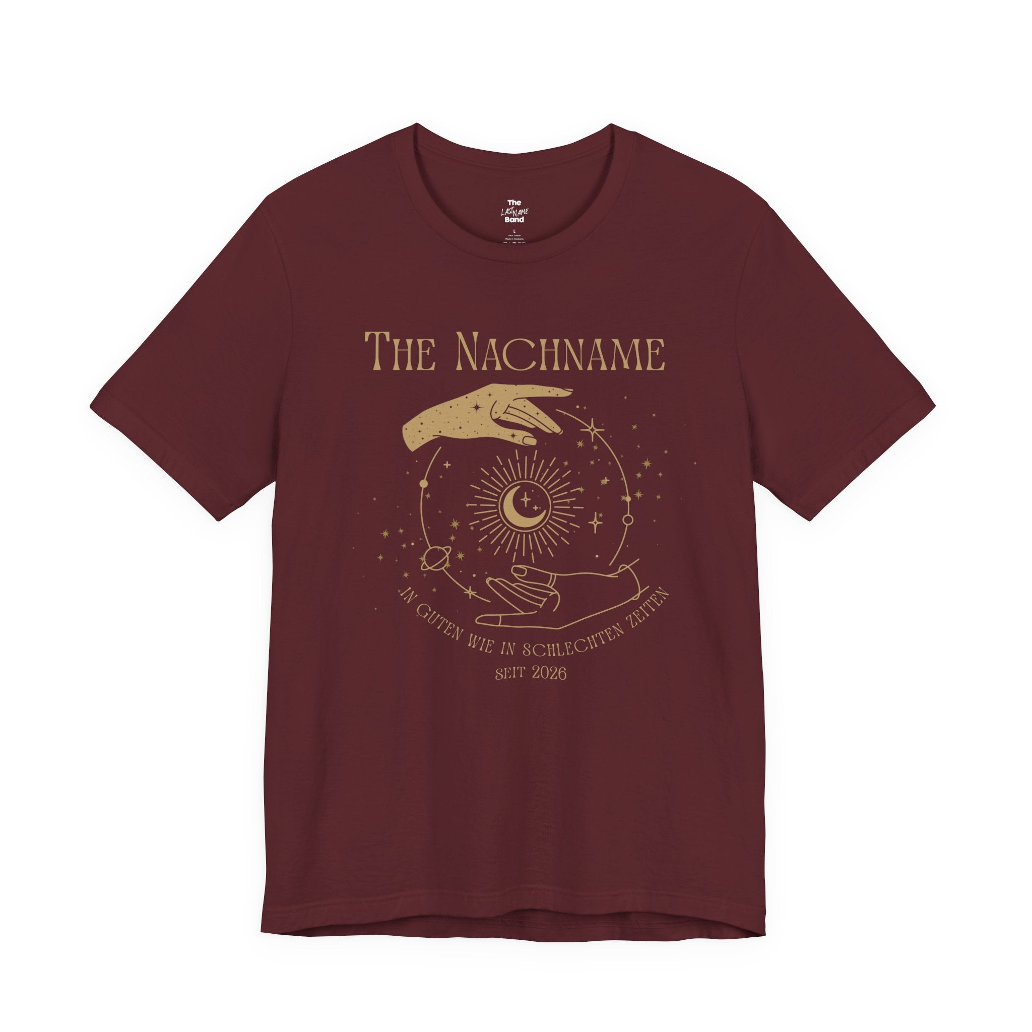In guten wie in schlechten Zeiten - Hochzeits-Shirt - Personalisiert mit Wunschnamen