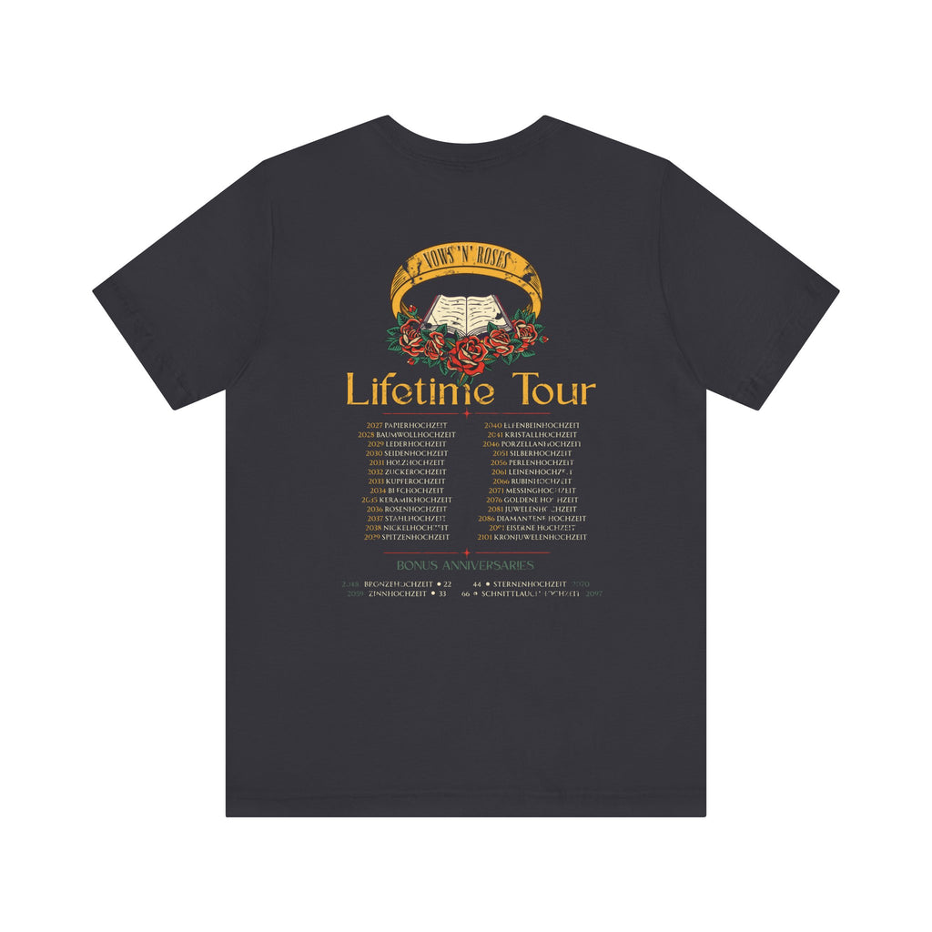 Vows 'N' Roses - Shirt mit Hochzeitstag Bedeutungen [Start 2026]