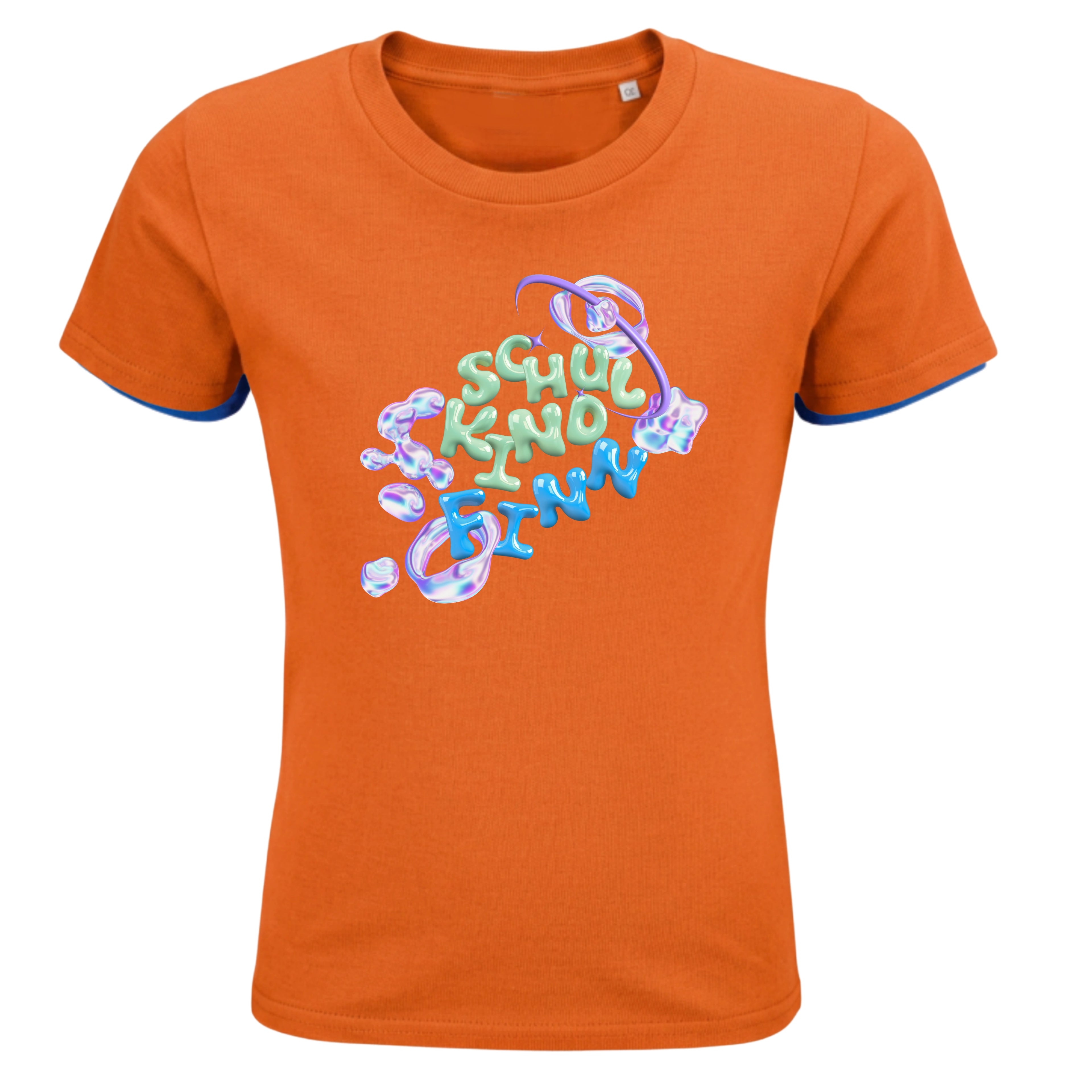 Schulkind T-Shirt „Liquid Design“ mit Wunschnamen