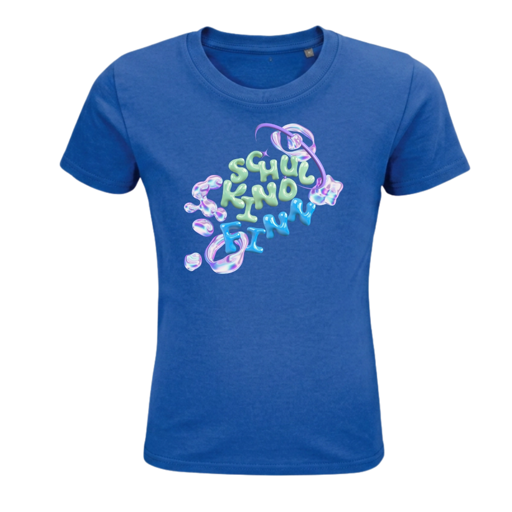 Schulkind T-Shirt „Liquid Design“ mit Wunschnamen