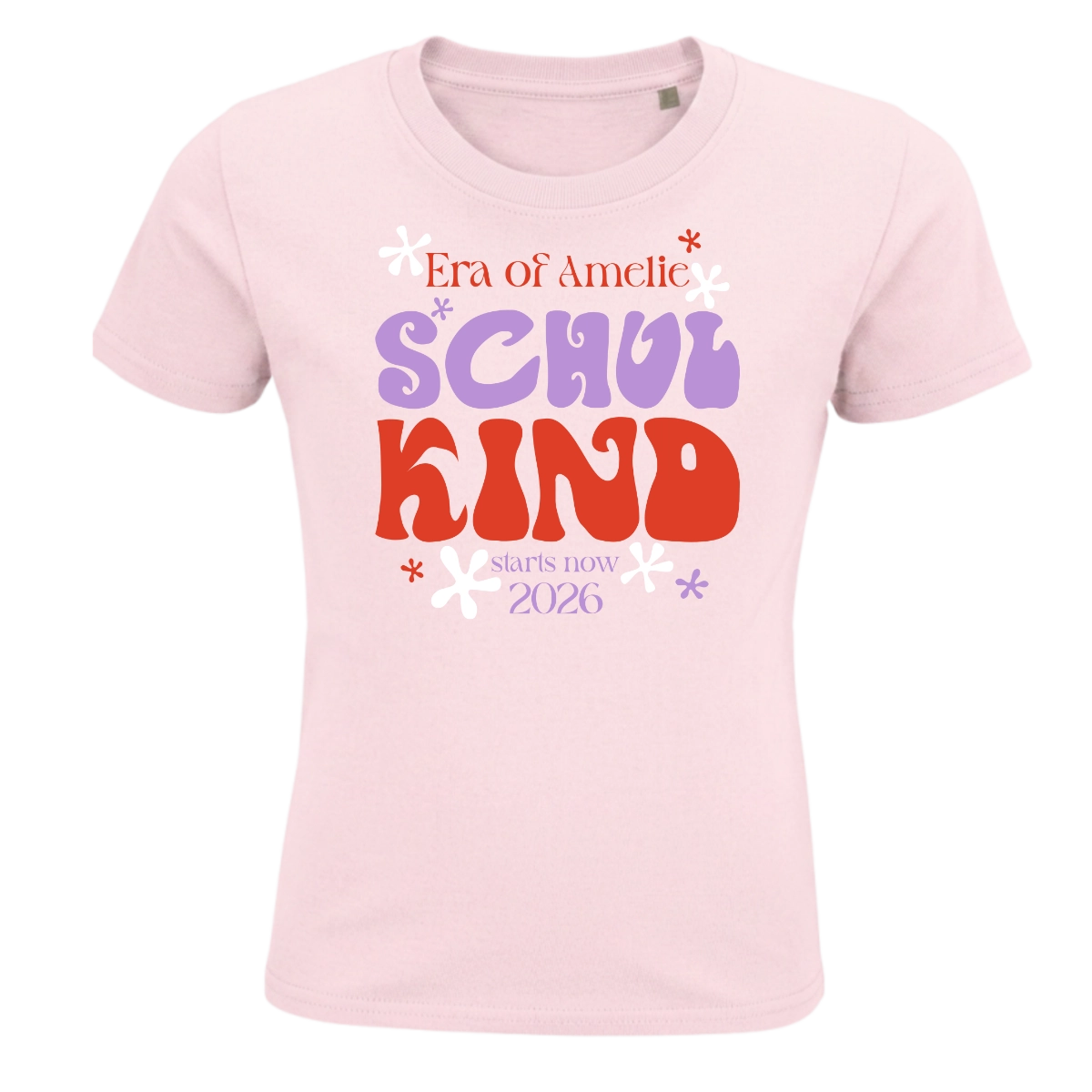 Schulkind T Shirt "Era of School" mit Wunschname