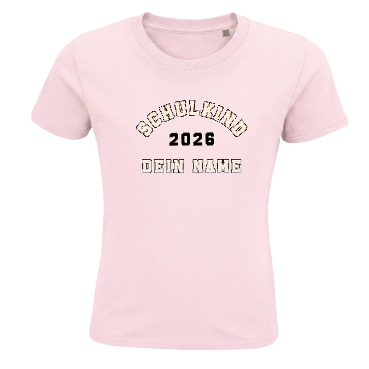 Schulkind T-Shirt "College Style" mit Wunschnamen